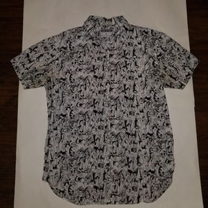 Staple button up pigeon shirt